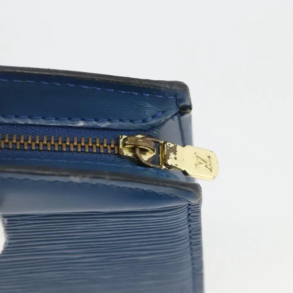 Louis Vuitton Epi Trousse Crete Pouch Blue